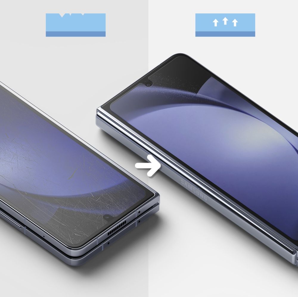 Szko hartowane Ringke Dual Easy Set przeroczyste SAMSUNG Galaxy Z Fold 5 / 4
