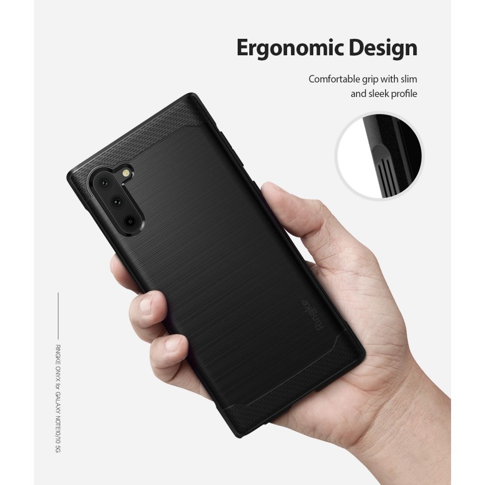 Pokrowiec etui Ringke ONYX czarny SAMSUNG Galaxy Note 10 / 5