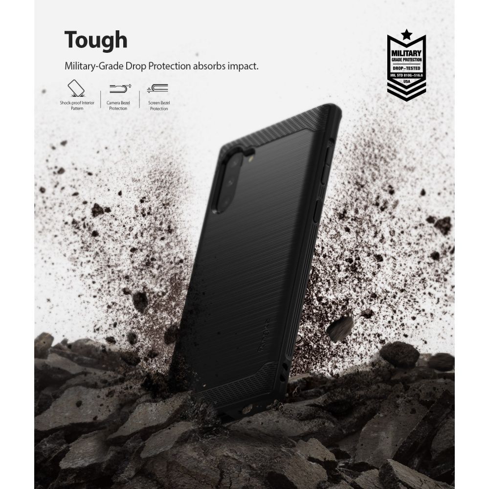 Pokrowiec etui Ringke ONYX czarny SAMSUNG Galaxy Note 10 / 8