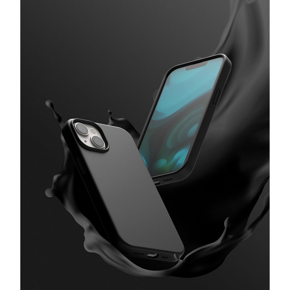 Pokrowiec Ringke Silicone czarne APPLE iPhone 14 Plus / 10