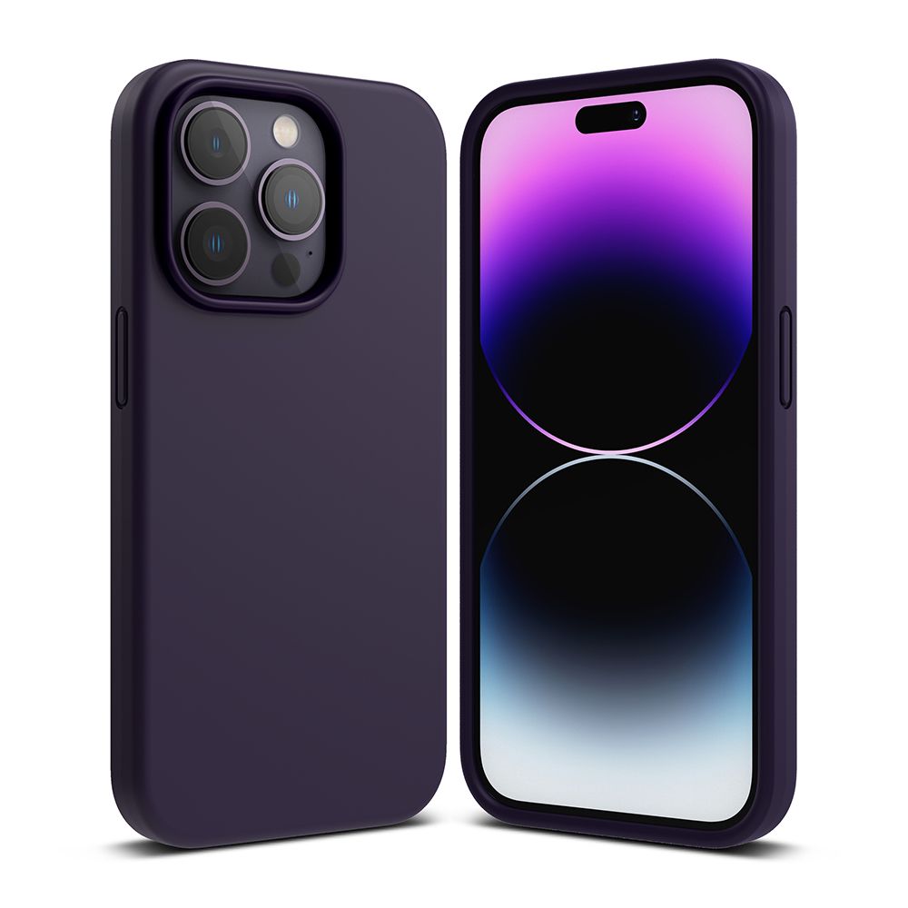 Pokrowiec Ringke Silicone Deep purple APPLE iPhone 14 Pro