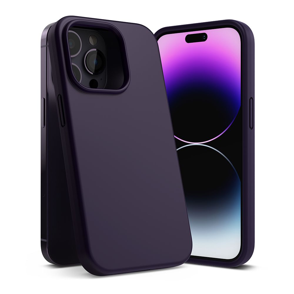 Pokrowiec Ringke Silicone Deep purple APPLE iPhone 14 Pro / 2