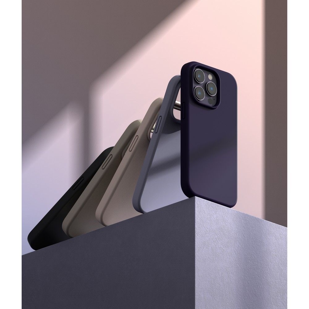 Pokrowiec Ringke Silicone Deep purple APPLE iPhone 14 Pro / 5