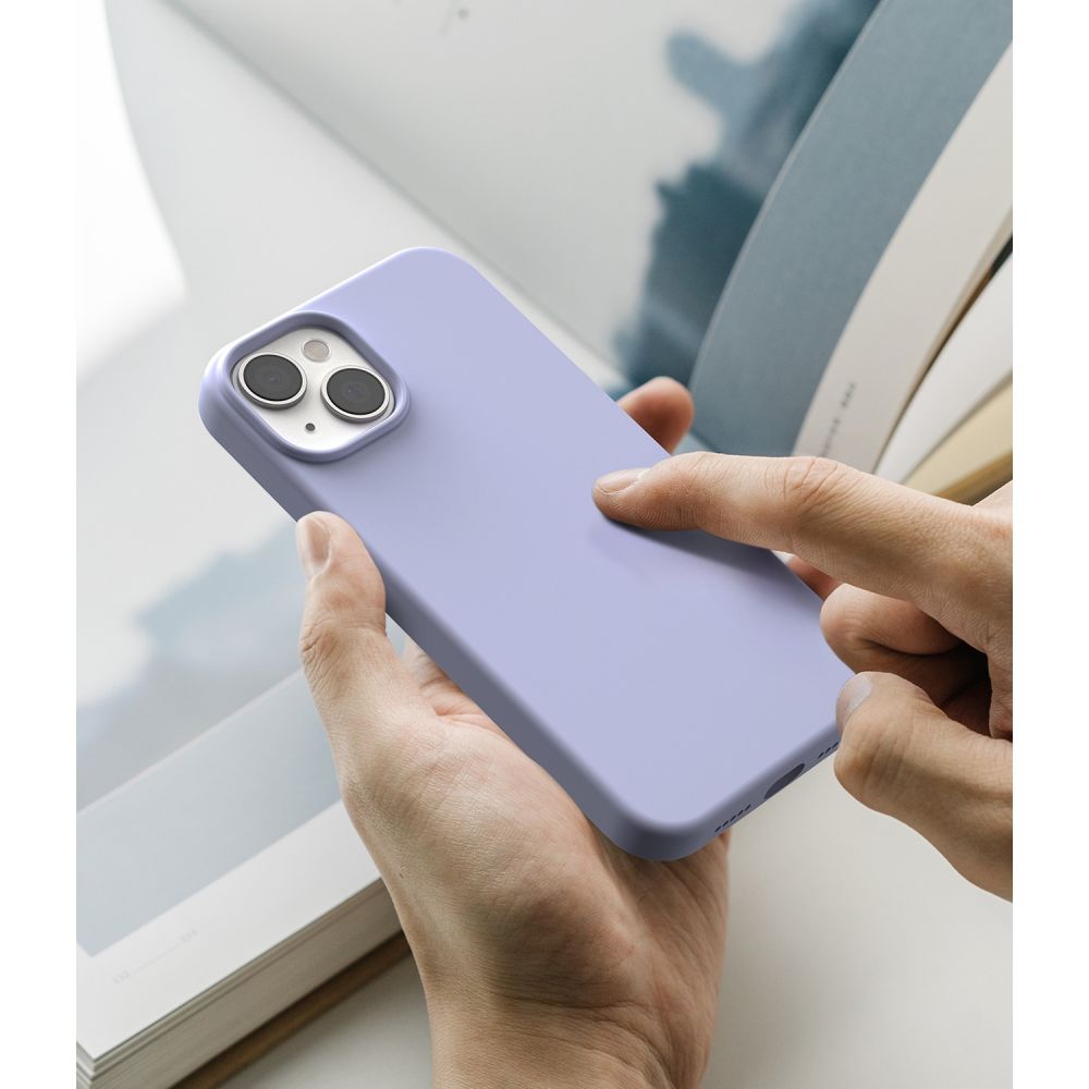 Pokrowiec Ringke Silicone lavender APPLE iPhone 14 Plus / 6