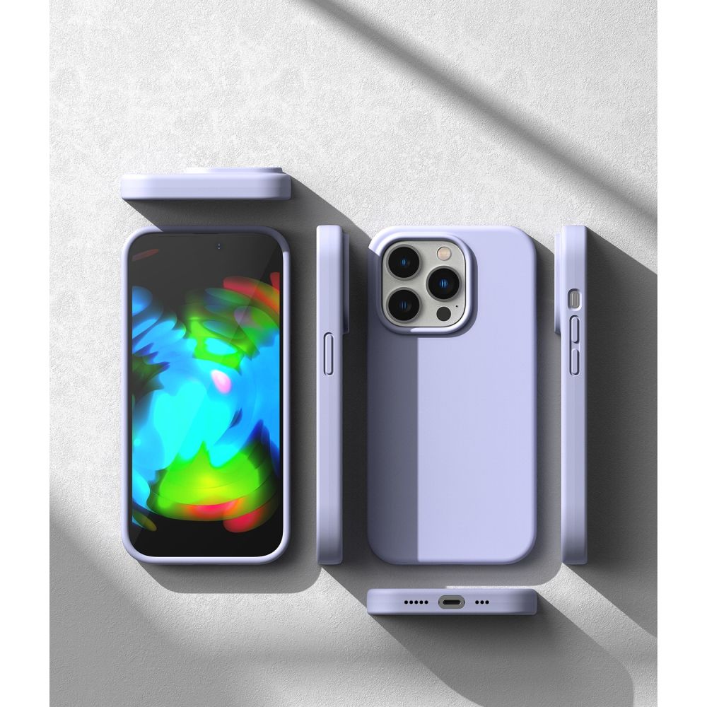 Pokrowiec Ringke Silicone lavender APPLE iPhone 14 Pro / 5