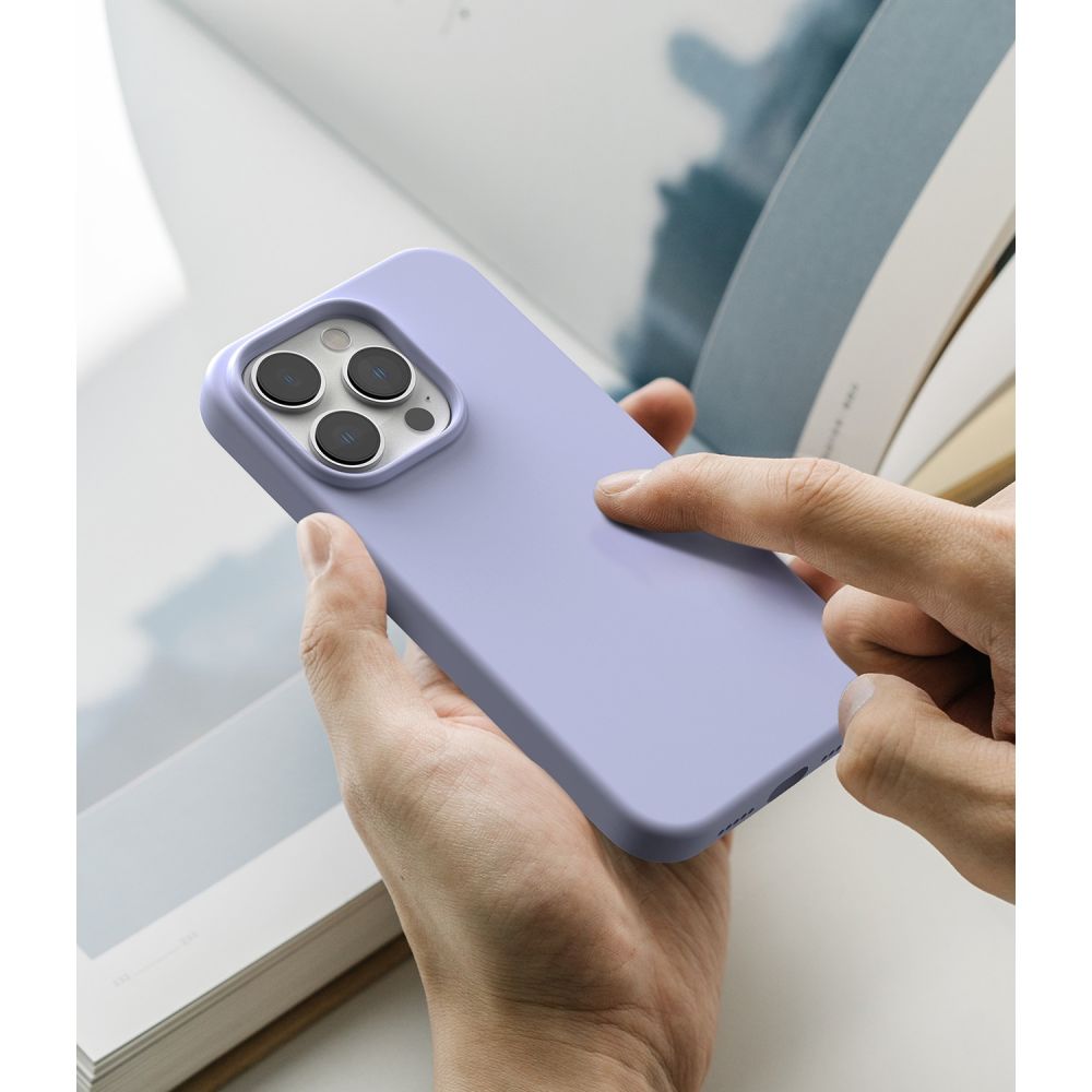 Pokrowiec Ringke Silicone lavender APPLE iPhone 14 Pro / 8