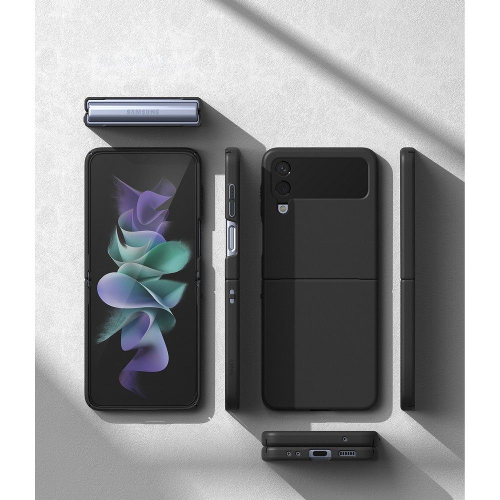 Pokrowiec Ringke Slim czarne SAMSUNG Galaxy Z Flip 4 / 4