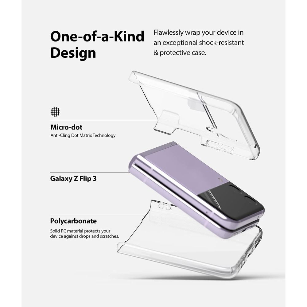 Pokrowiec Ringke Slim Galaxy przeroczyste SAMSUNG Galaxy Z Flip 3 / 5