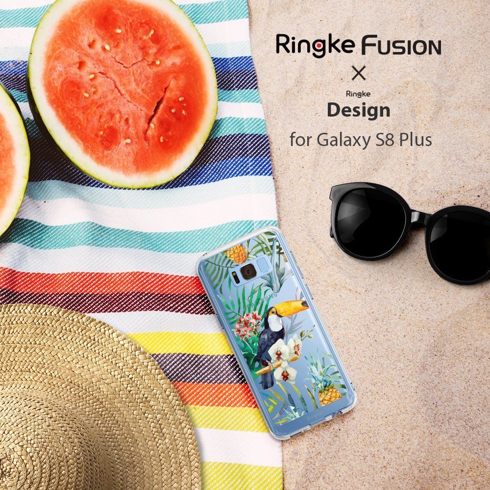 Pokrowiec etui Ringke Fusion Design Tukan SAMSUNG Galaxy S8+ / 4