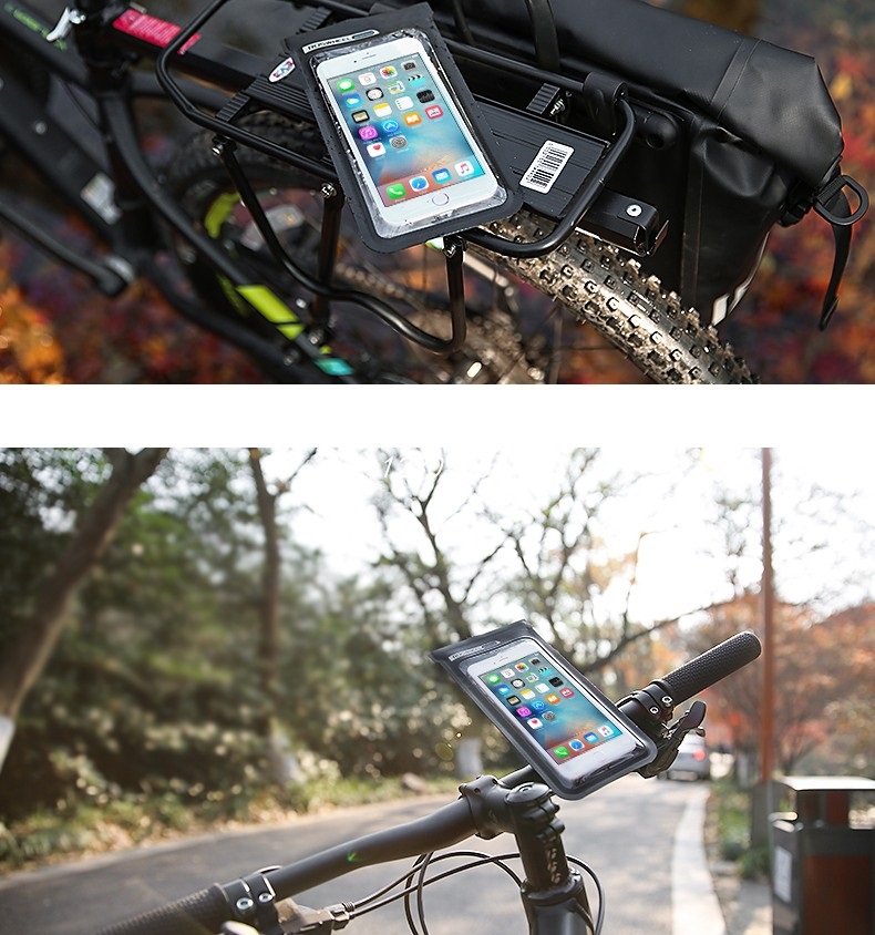 Uchwyt rowerowy etui Wodoodporne na kierownic Roswheel DRY 111362 / 550884 APPLE iPhone 14 Plus / 7