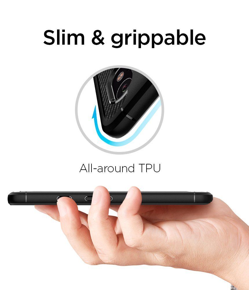 Pokrowiec etui Spigen Rugged Armor czarne Google Pixel 2 XL / 4