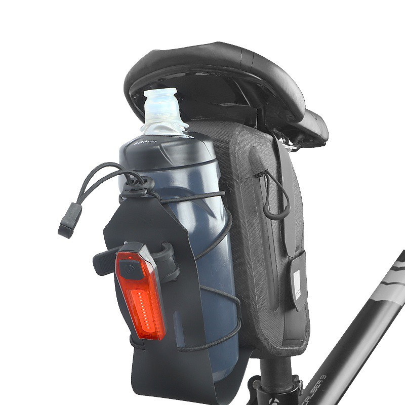 Uchwyt rowerowy SAHOO 132038 wodoodporna torba pod siodo z uchwytem na bidon czarna Xiaomi Poco M4 Pro / 2