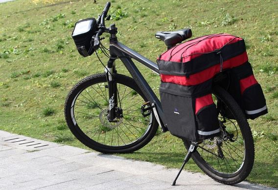 Uchwyt rowerowy Sakwa na baganik Roswheel 14590 czarno-czerwona HTC Desire 620 / 9