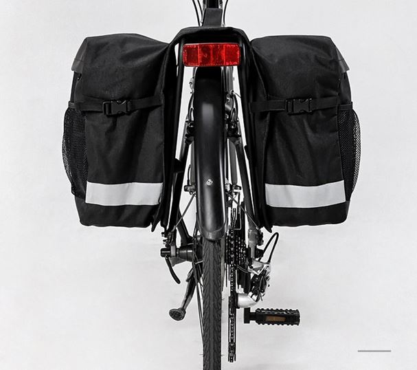 Uchwyt rowerowy Sakwa na baganik dwukomorowa Sahoo 142004 czarna HTC U23 Pro / 5