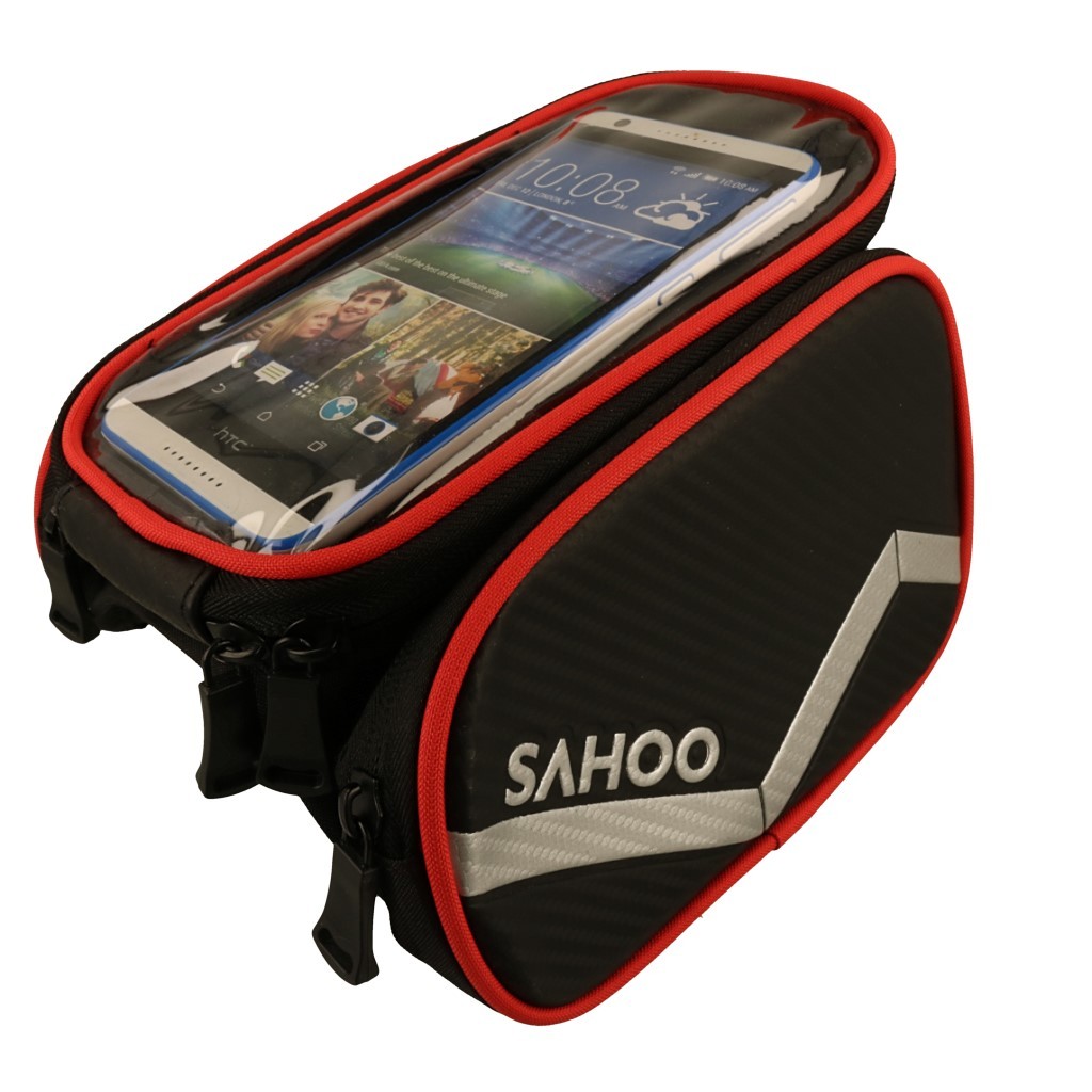 Uchwyt rowerowy Sakwa na ram 2w1 Roswheel SAHOO D12813 czerwona SAMSUNG Galaxy Note 8
