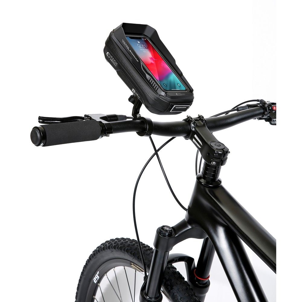 Uchwyt rowerowy sakwa na kierownic Tech-Protect XT3S czarna MOTOROLA Moto E5 Plus / 2