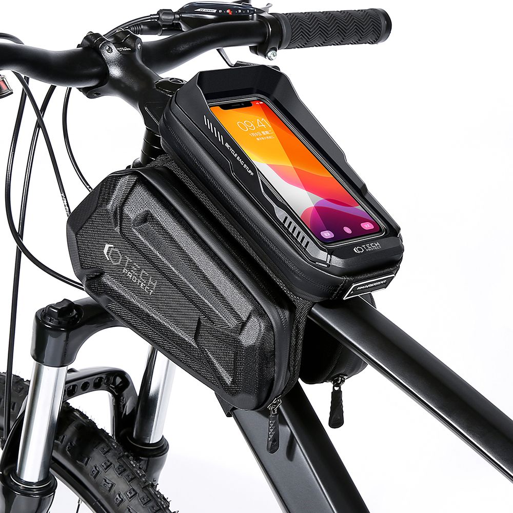 Uchwyt rowerowy sakwa na ram Tech-Protect XT6 czarna HTC U11 EYEs