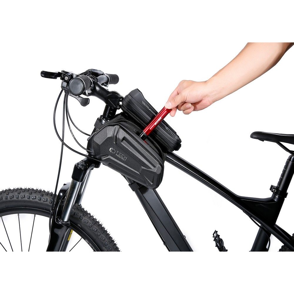 Uchwyt rowerowy sakwa na ram Tech-Protect XT6 czarna HUAWEI Y6 2019 / 4