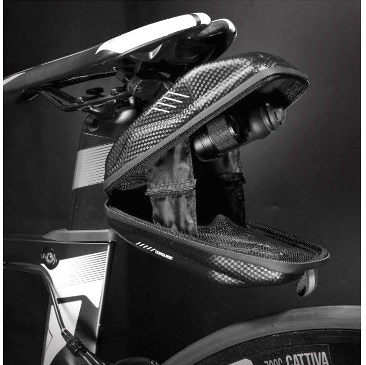 Uchwyt rowerowy sakwa pod siodeko WildMan HardPouch XS czarna ASUS Zenfone 4 Selfie ZD553KL / 8