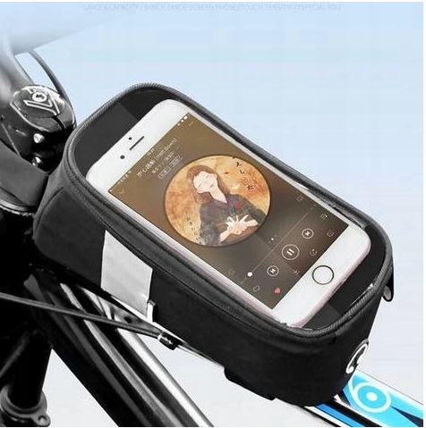 Uchwyt rowerowy Sakwa na ram Roswheel 122001 czarna MOTOROLA Moto G54 5G / 3