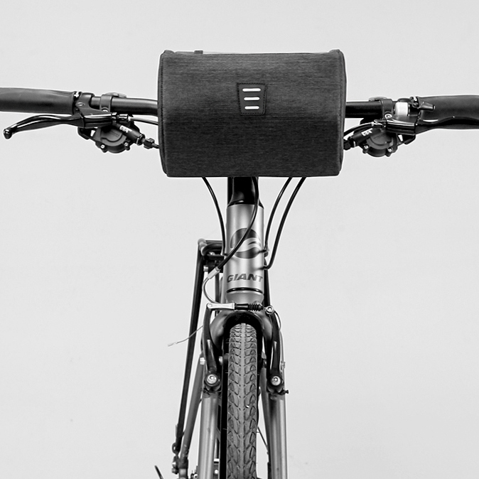 Uchwyt rowerowy Torba rowerowa na kierownic Roswheel Essentials szara Ulefone Future / 8