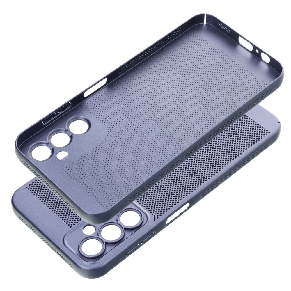 Pokrowiec etui silikonowe Breezy Case niebieskie SAMSUNG Galaxy A54 5G / 3