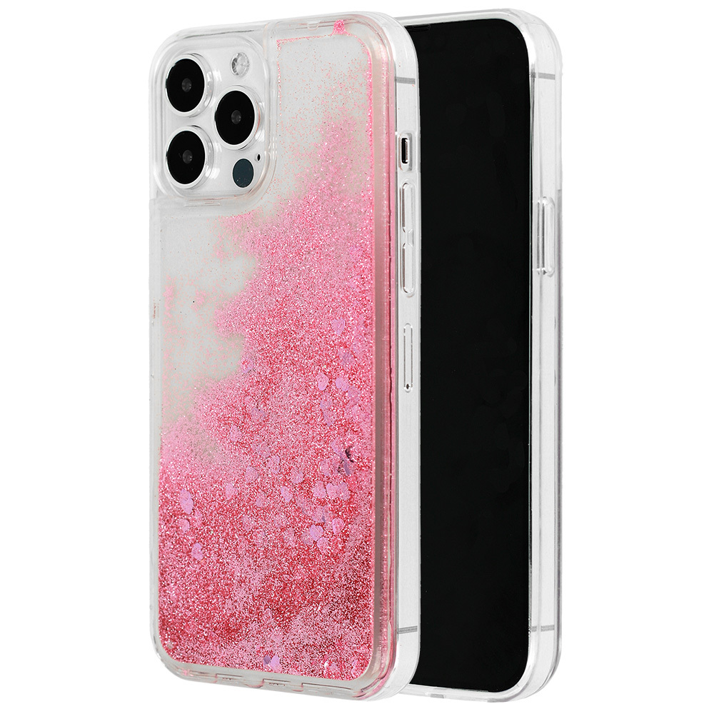 Pokrowiec etui silikonowe Liquid Heart Case rowe SAMSUNG Galaxy A73 5G