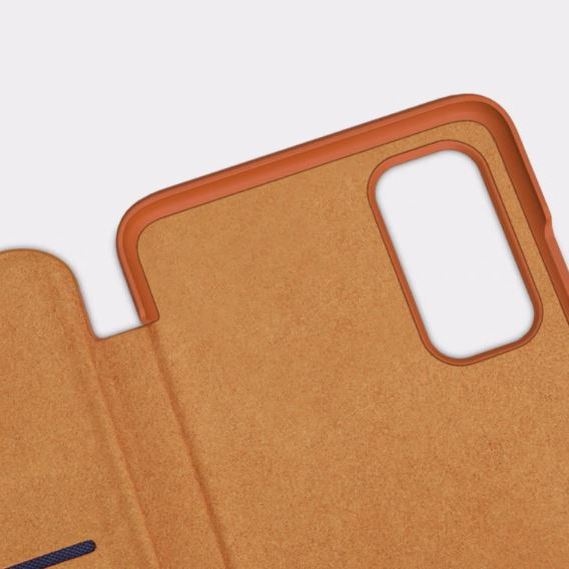 Pokrowiec etui sk�rzane NILLKIN Qin br�zowe SAMSUNG Galaxy S20+ / 7