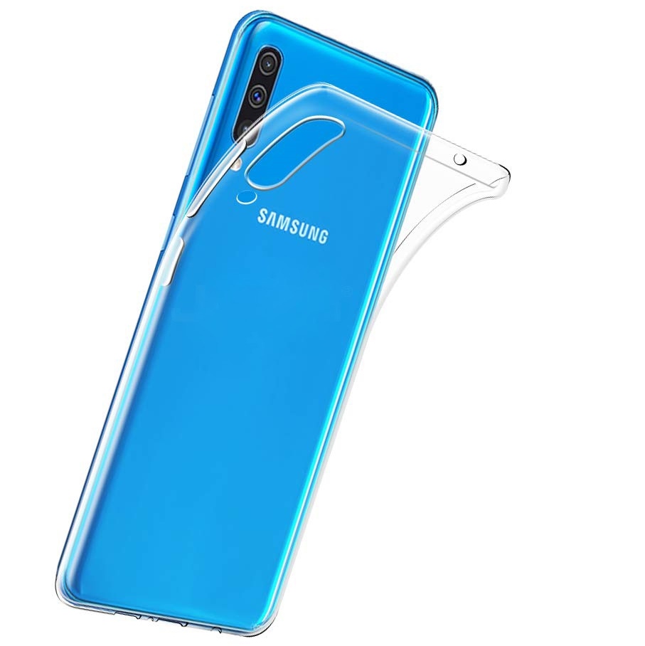 Pokrowiec silikonowe etui Back Case przeroczyste SAMSUNG Galaxy A70 / 6