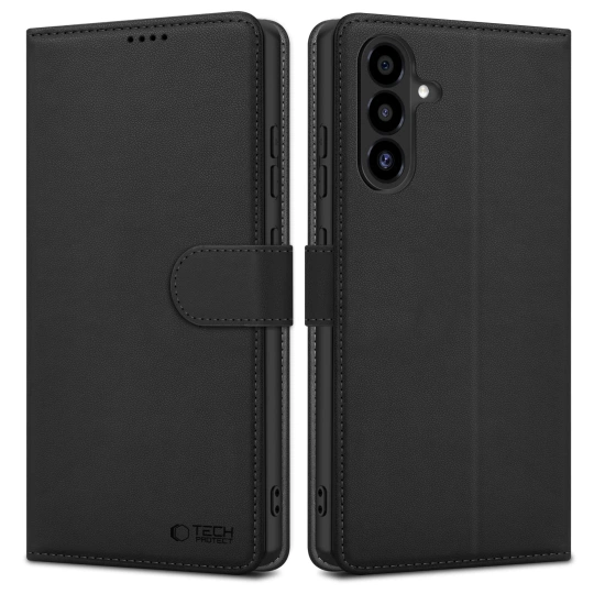 Pokrowiec etui z klapk� Tech-protect Wallet Czarne SAMSUNG Galaxy A26 5G