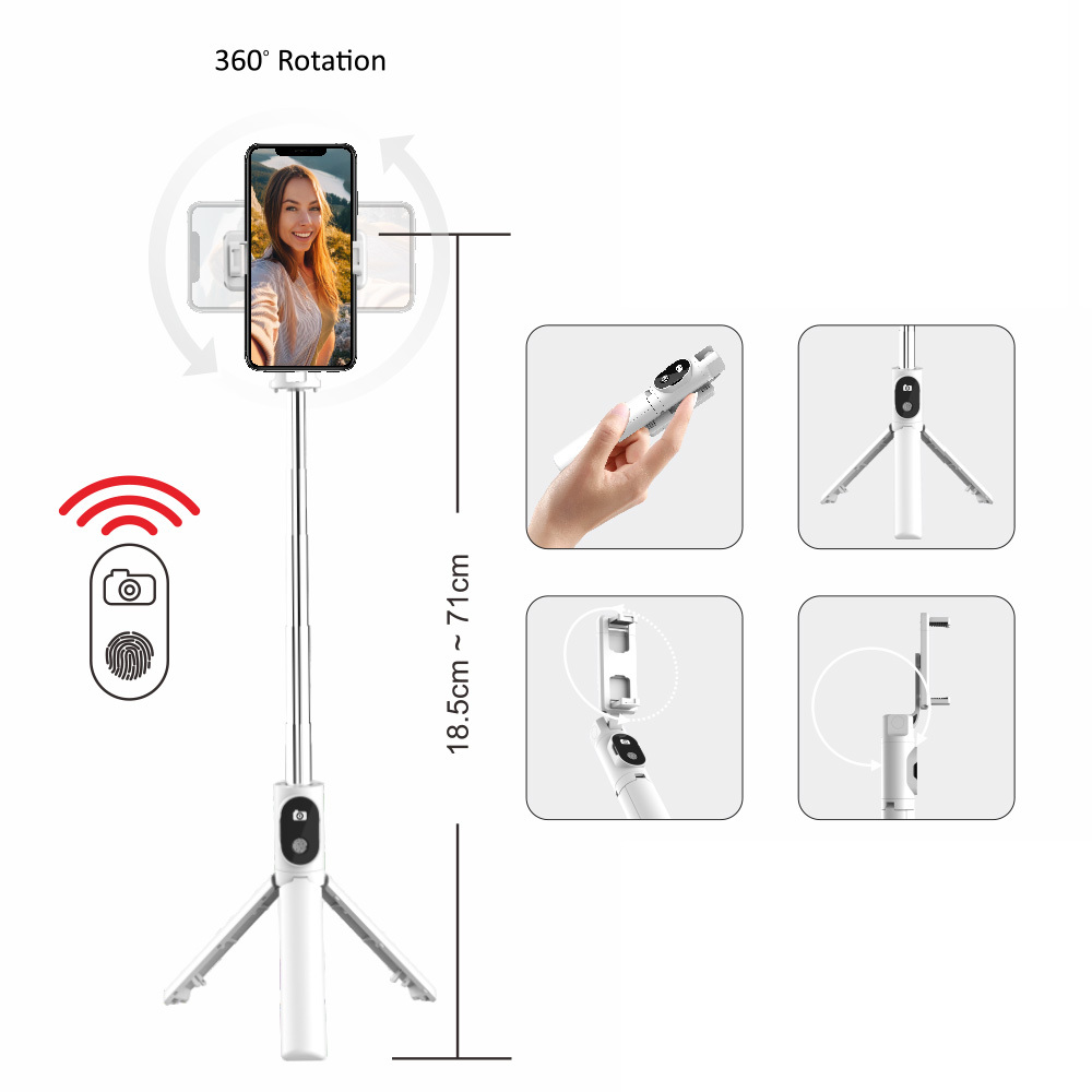 Statyw wysi�gnik selfie Blavec Coco P-02 tripod Bluetooth biay SAMSUNG Galaxy A04s / 3