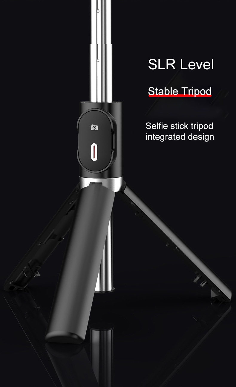 Statyw wysignik selfie z odpinanym pilotem bluetooth i tripodem P60 czarny SAMSUNG GT-i9300 Galaxy S III / 6