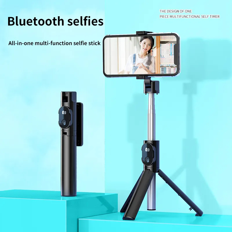 Statyw wysignik selfie mini z odpinanym pilotem bluetooth i tripodem P20 biay myPhone Cube / 3