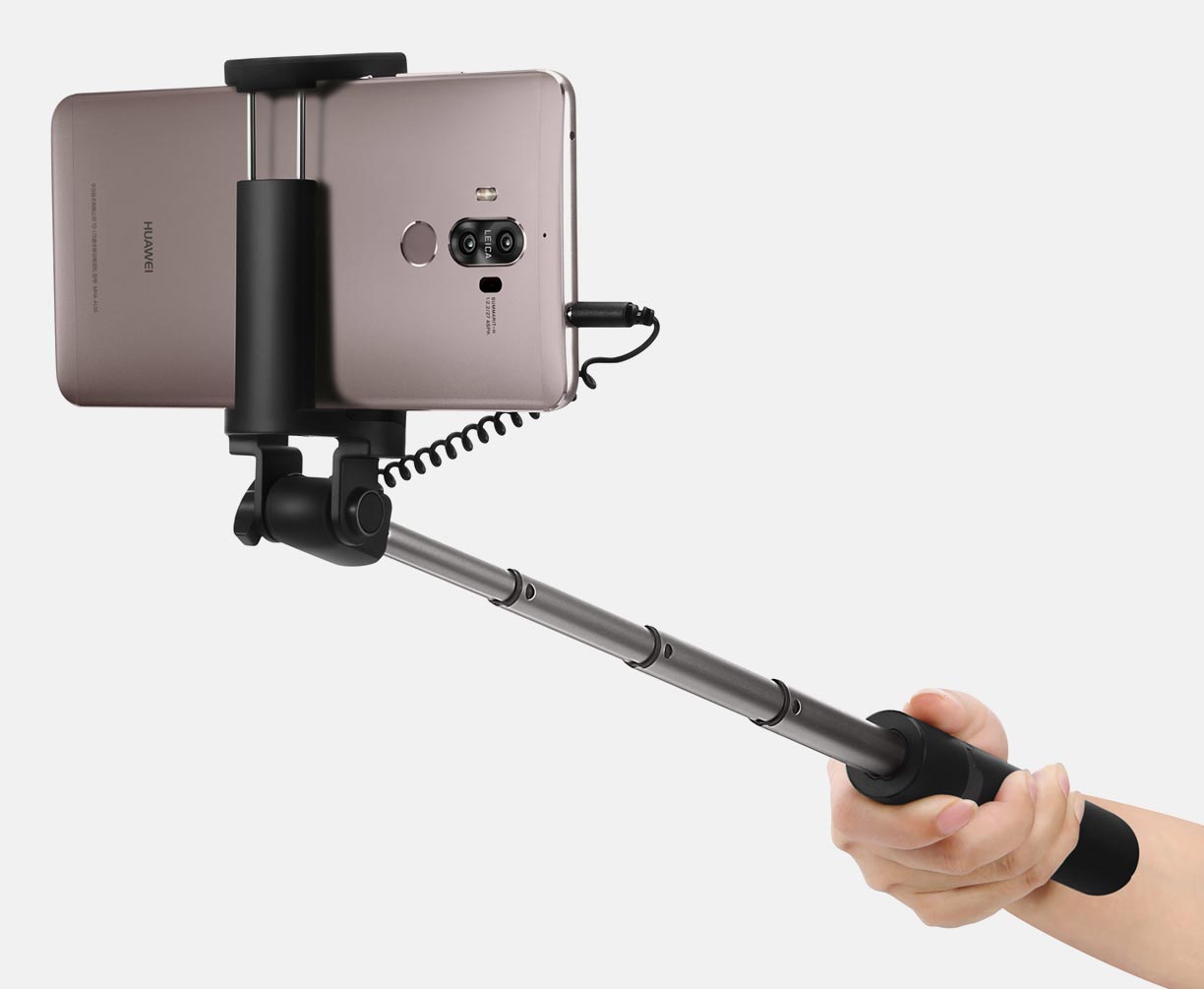 Statyw wysignik selfie Huawei AF14 Selfie Stick Statyw czarny Wiko Lenny 3 / 7