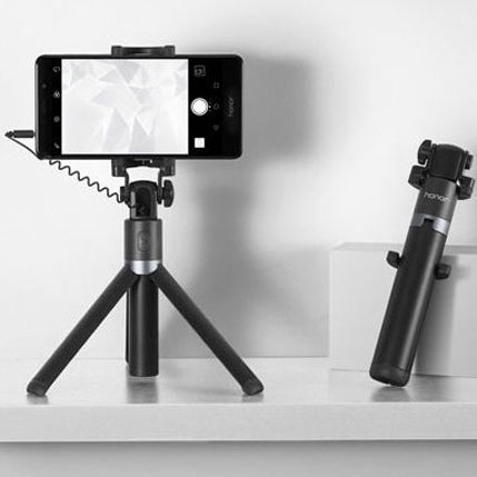 Statyw wysignik selfie Huawei AF14 Selfie Stick Statyw czarny Doogee T6 Pro / 3