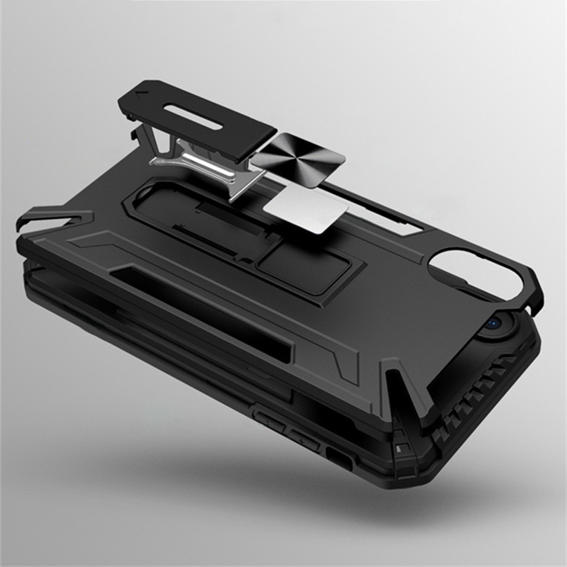 Pokrowiec etui pancerne Shock Armor Case czarne APPLE iPhone XR / 3