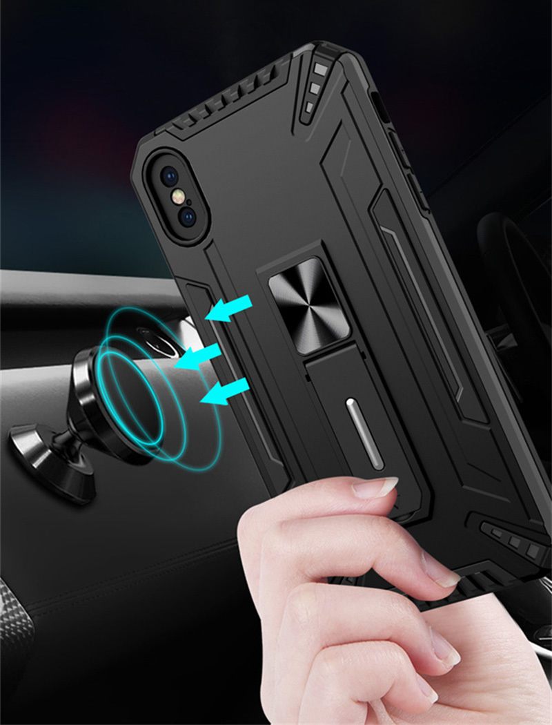 Pokrowiec etui pancerne Shock Armor Case czarne Xiaomi Redmi Note 11 Pro / 4