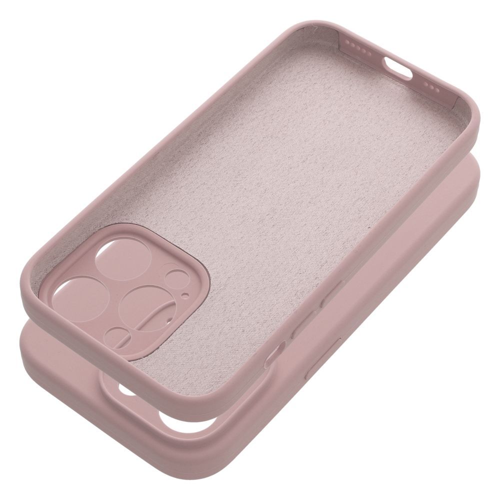 Pokrowiec etui Silicone 2mm jasnor�owe APPLE iPhone 14 Pro / 5