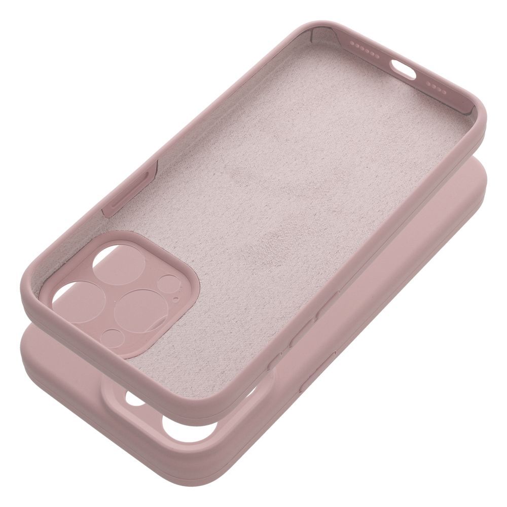 Pokrowiec etui Silicone 2mm jasnorowe APPLE iPhone 15 Pro Max / 5