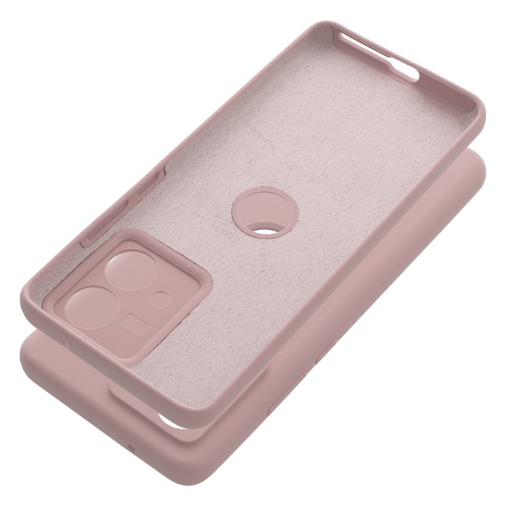 Pokrowiec etui Silicone 2mm jasnorowe MOTOROLA Edge 40 Neo / 3