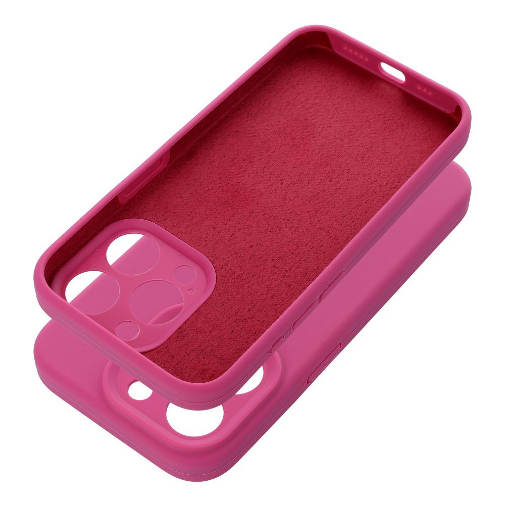 Pokrowiec etui Silicone 2mm rowe APPLE iPhone 16 Pro