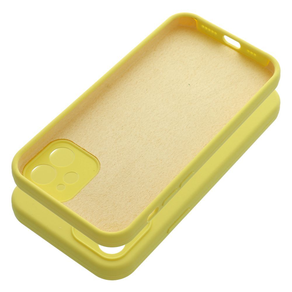 Pokrowiec etui Silicone 2mm ��te APPLE iPhone 12 / 3