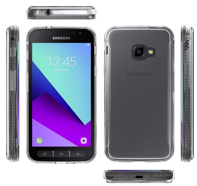 Pokrowiec silikonowe etui Back Case przeroczyste SAMSUNG Galaxy Xcover 4s / 2
