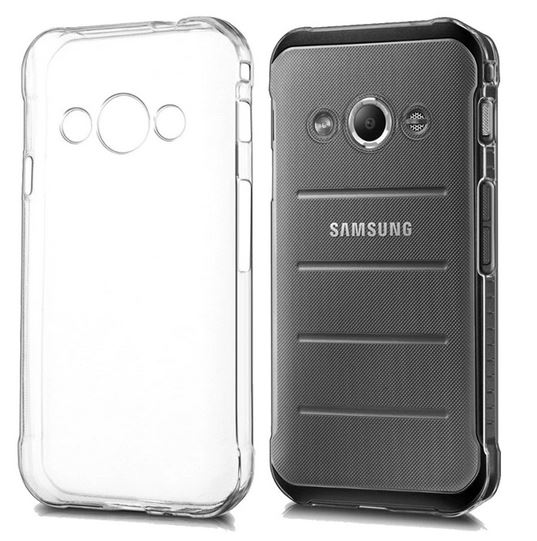 Pokrowiec silikonowe etui Back Case przeroczyste SAMSUNG Galaxy Xcover 4s / 3