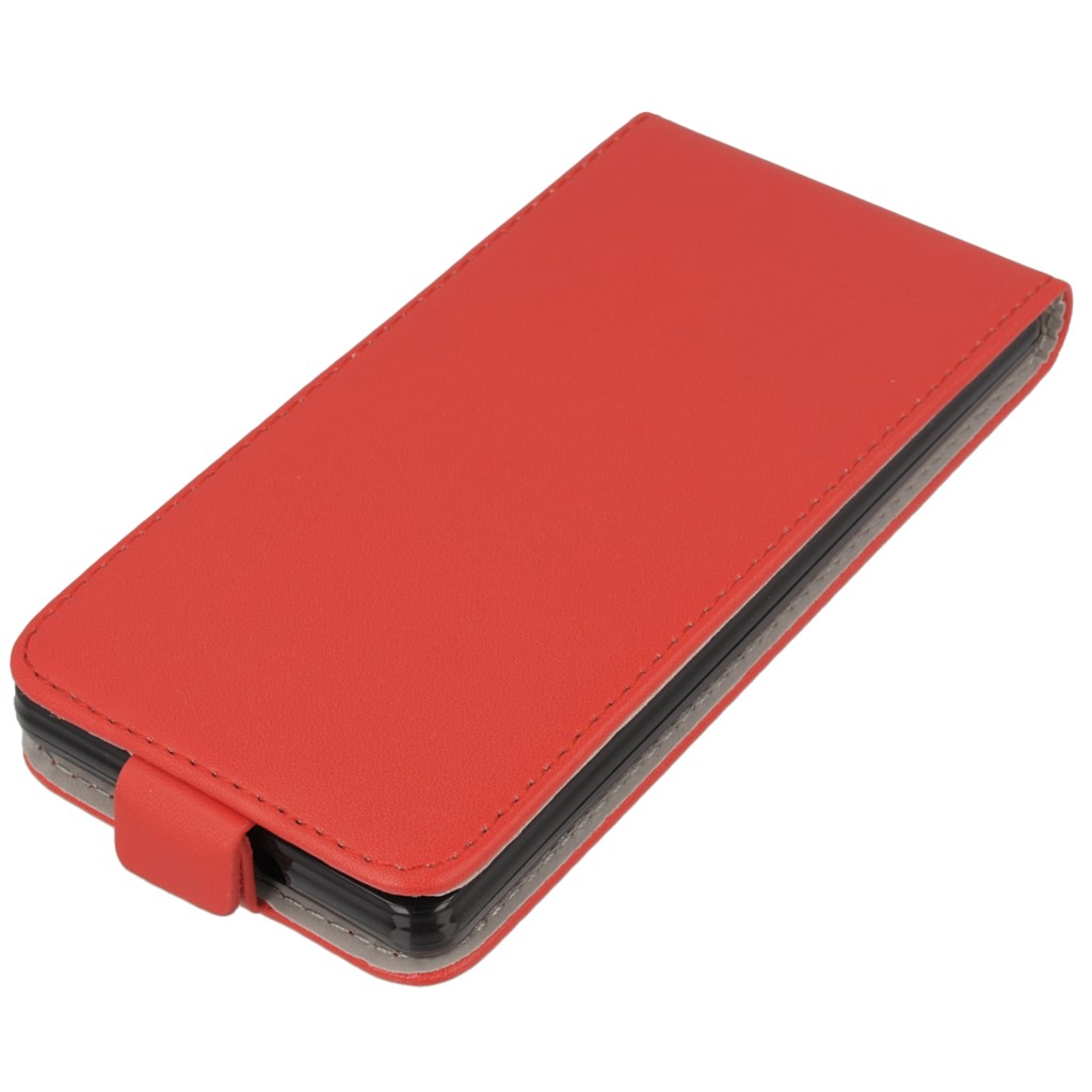 Pokrowiec z klapk na magnes Prestige Slim Flexi czerwony ASUS Zenfone 4 ZE554KL