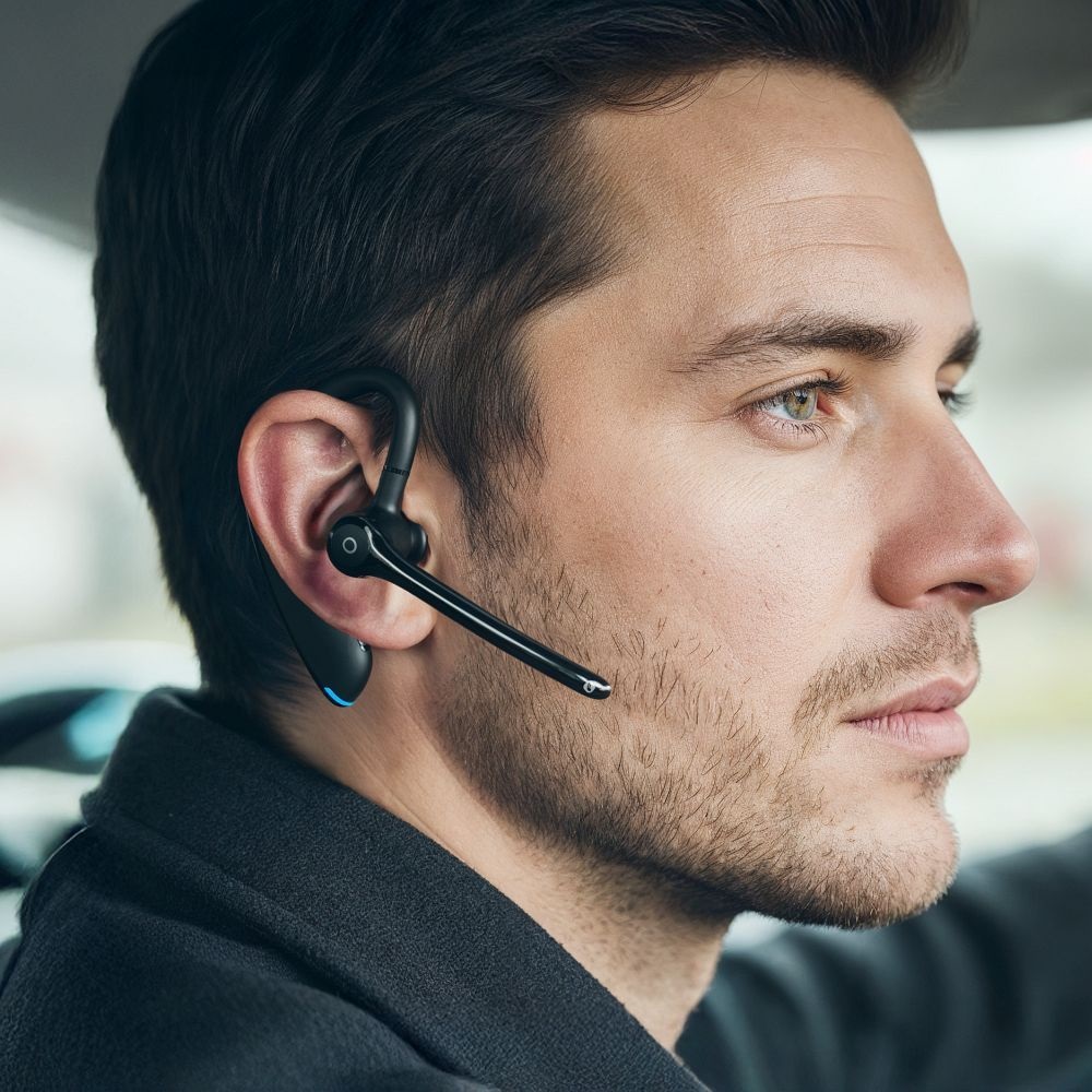 S�uchawka bluetooth Bluetooth Forcell Orion Plus BT 6.0 ENC czarna SAMSUNG Galaxy A72 5G / 6