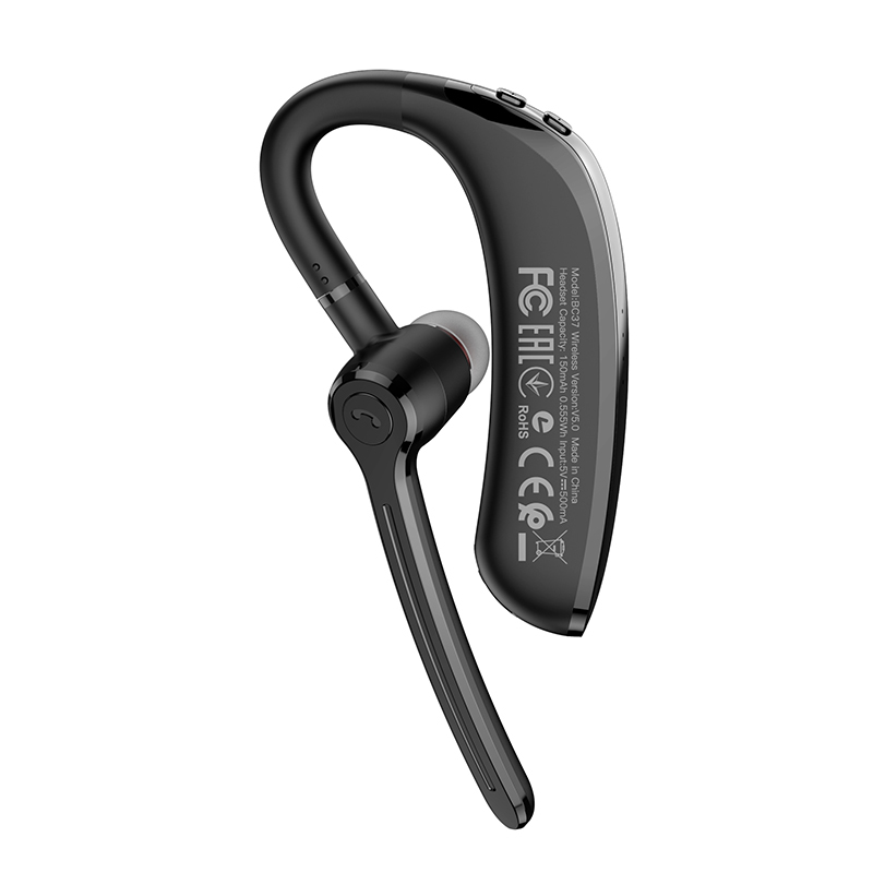 Słuchawka bluetooth Borofone BC37 Imperor Czarna Oppo A74 5G / 2 Słuchawka bluetooth Borofone BC37 Imperor Czarna Oppo A74 5G / 2