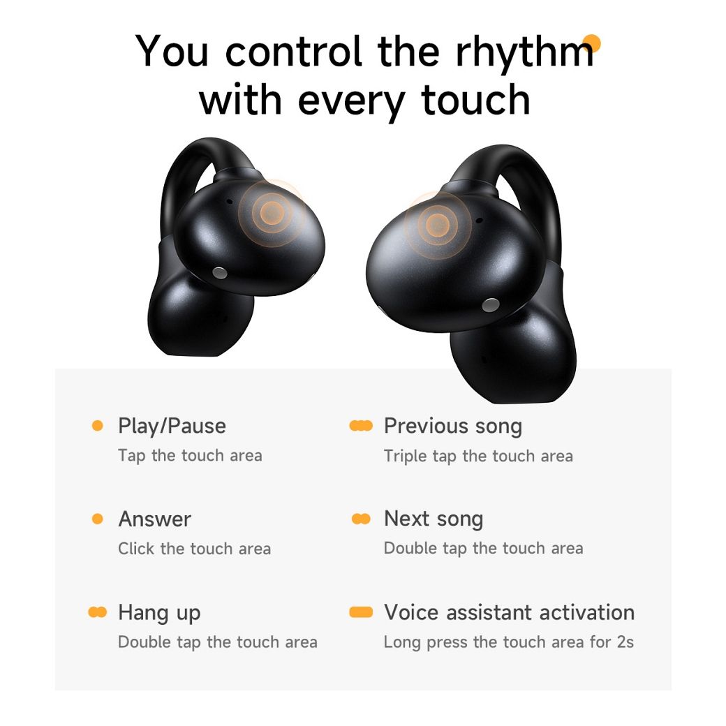 S�uchawki Hoco TWS EA8 czarne / 12