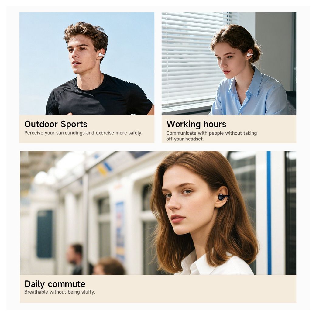 S�uchawki Hoco TWS EA8 czarne / 3