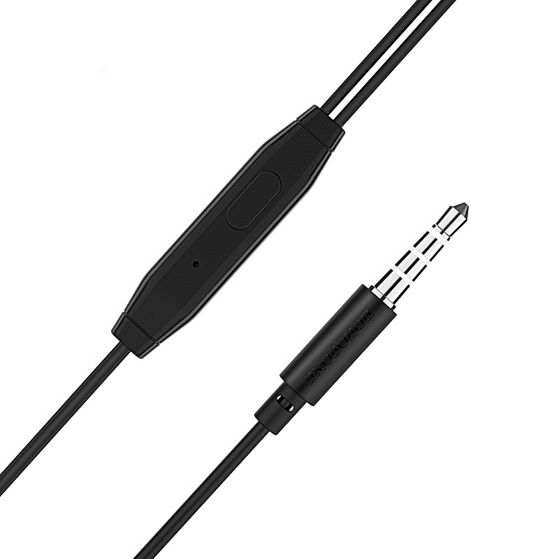 Suchawki douszne Borofone BM25 Sound Edge czarne HTC Desire 320 / 3